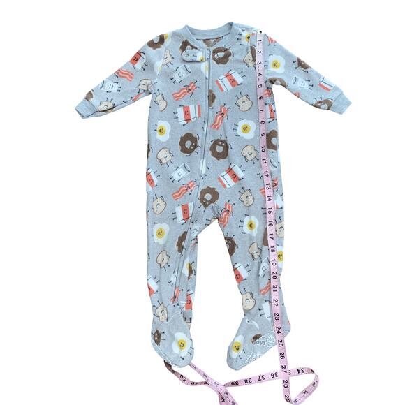 Toddlers and Baby Boys' Flame Resistant Fleece Footed Pajamas, Pack of 6 - Picture 2 of 16